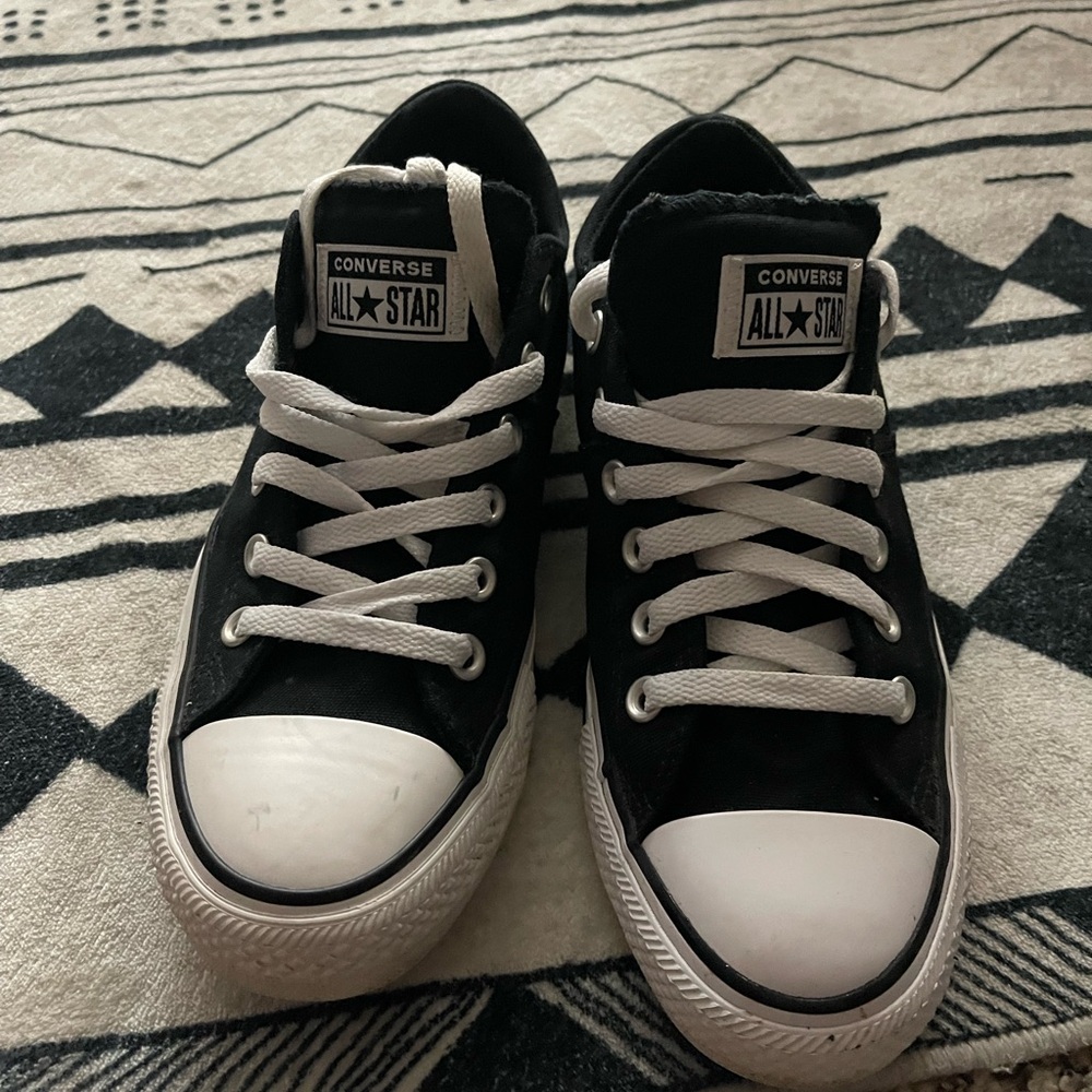 Converse All Star Black Canvas Sneakers